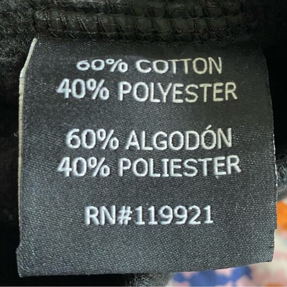 USA Rugby 1907 Division One Varsity Black Mens Athletic Jogger Size MED EUC - Picture 8 of 12